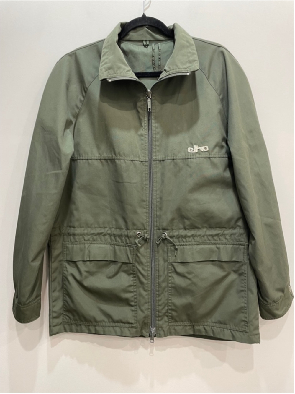 Elho Vintage 80s Anorak Utility Jacket Green Men L 42 Goprcore Outdoors Grunge